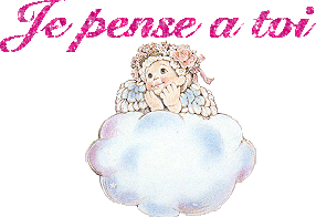 Gif animé je pense à toi ange